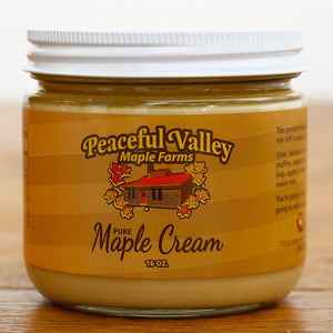 Maple Cream - Maple, Cinnamon, or Bourbon - Peaceful Valley Maple Farms