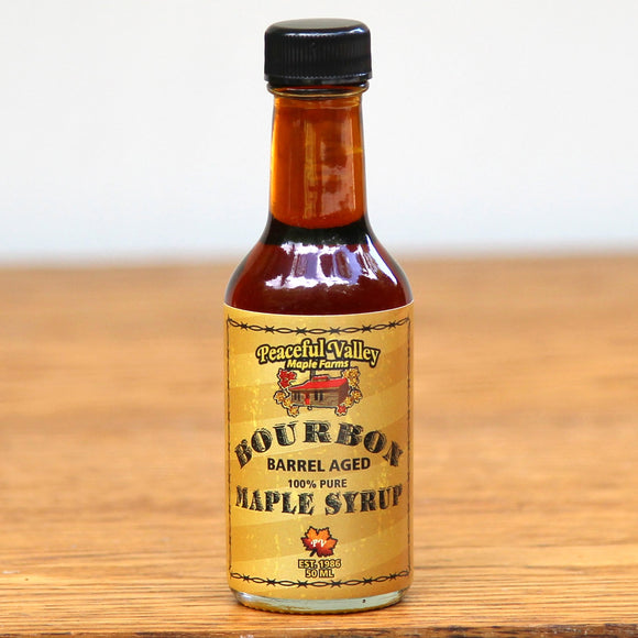 Nip - Bourbon Barrel Aged Maple Syrup - Peaceful Valley Maple Farms