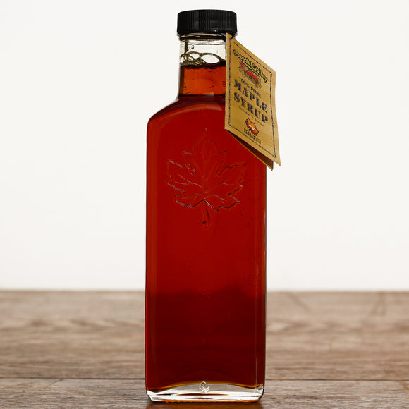 Glass Bottle - Folia Glass Bottle Maple Syrup - Peaceful Valley Maple Farms